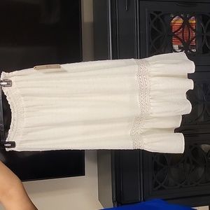 FRYE & CO Midi white skirt